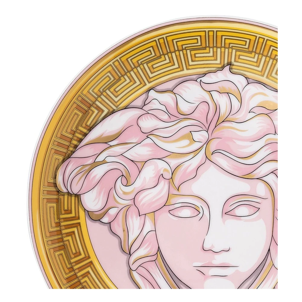 Versace Roze Plat Bord Pink Unisex