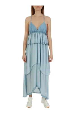 Agatha Ruffled Tiered Midi Dress