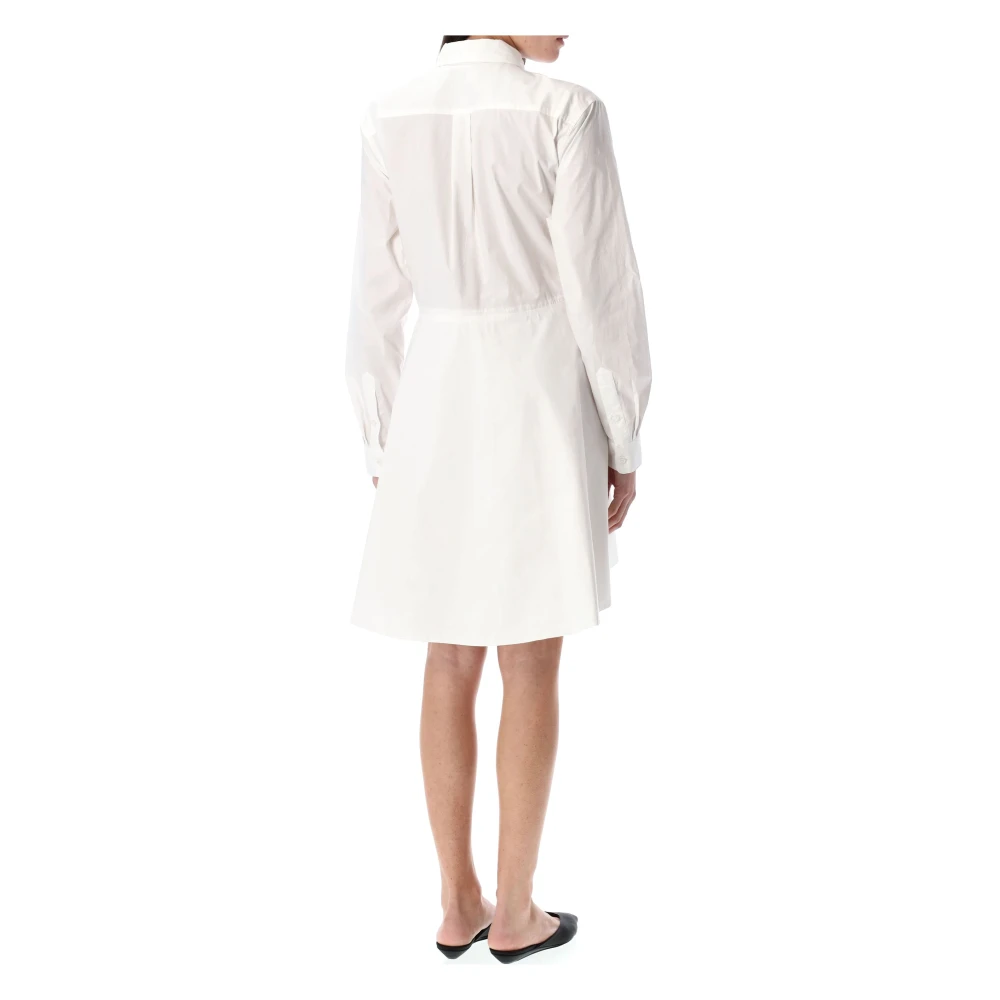 The Garment Witte Katoenen Mini Jurk met Riem White Dames
