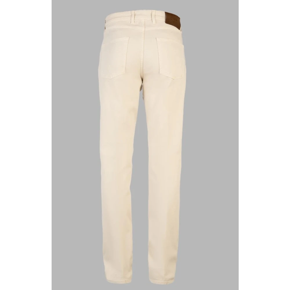 Briglia Roomkleurige Bull 5-Pocket Jeans Beige Heren