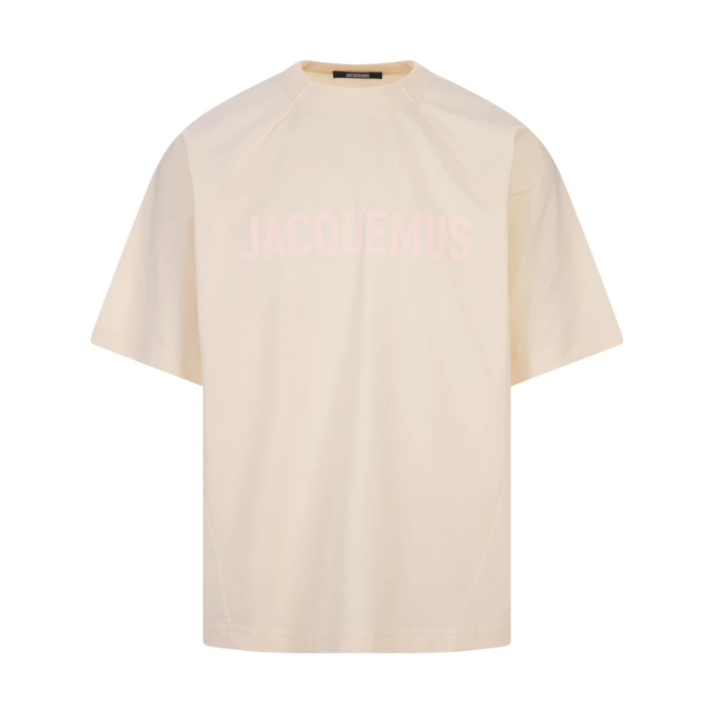 Jacquemus Casual Katoenen T-shirt Beige Heren