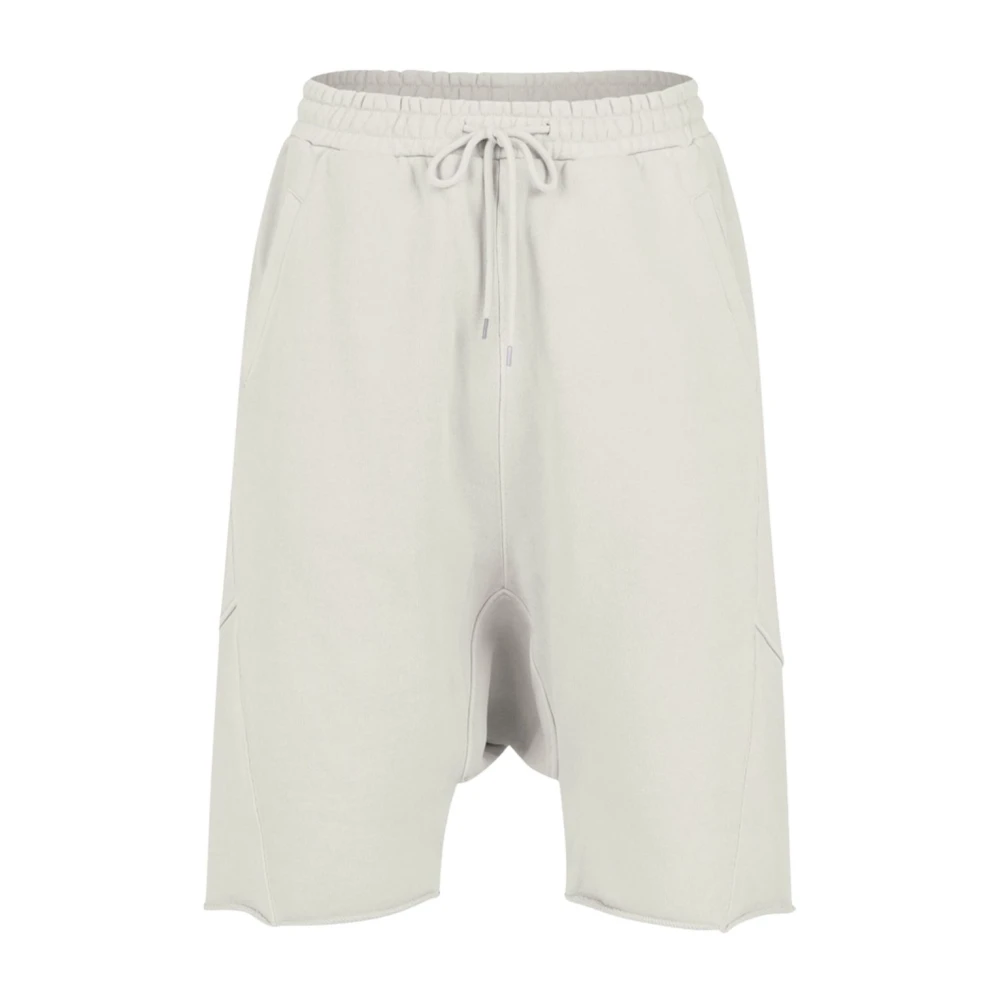 Entire Studios Witte Fleece Shorts met Trekkoord Tailleband White Heren