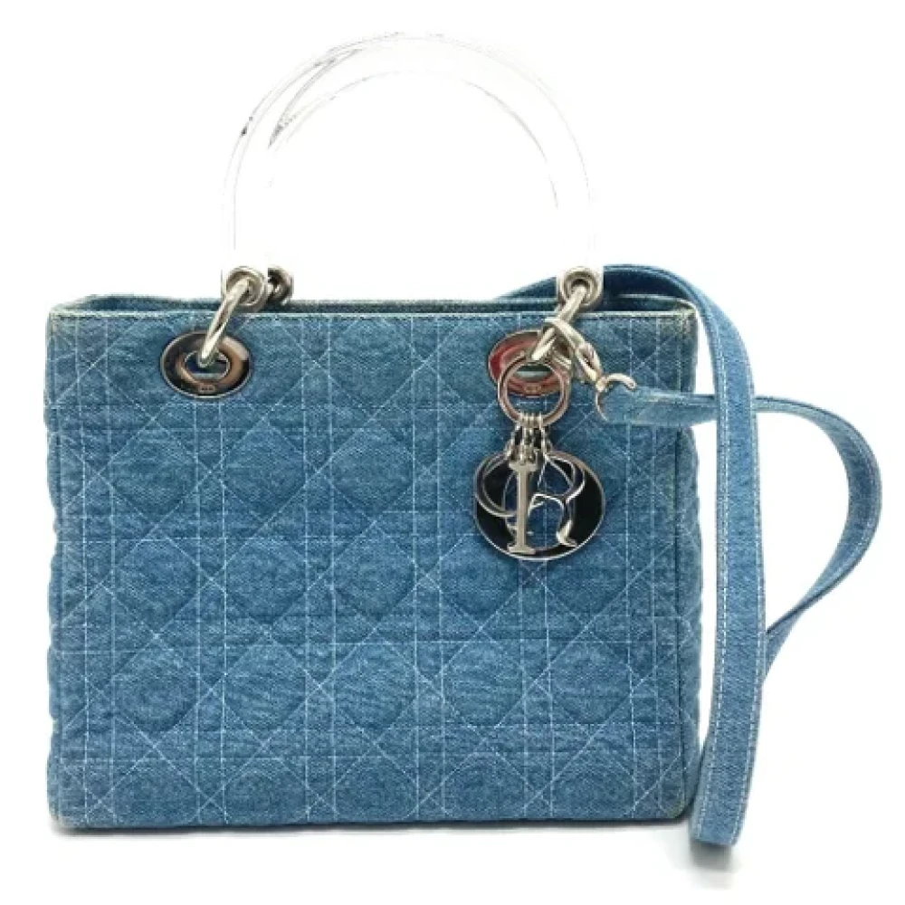 Dior Vintage Pre-owned Denim dior-bags Blue Dames