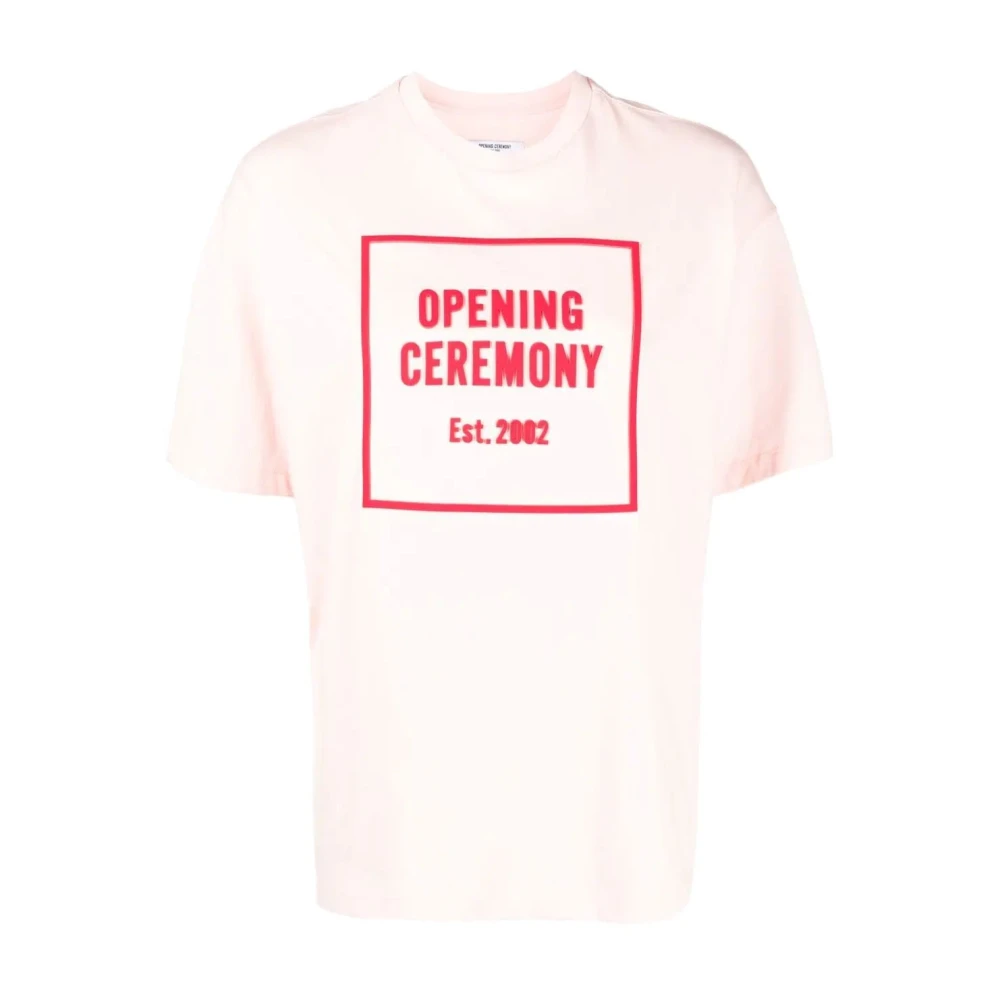 Opening Ceremony Casual Roze Korte Mouw T-shirt Pink Dames