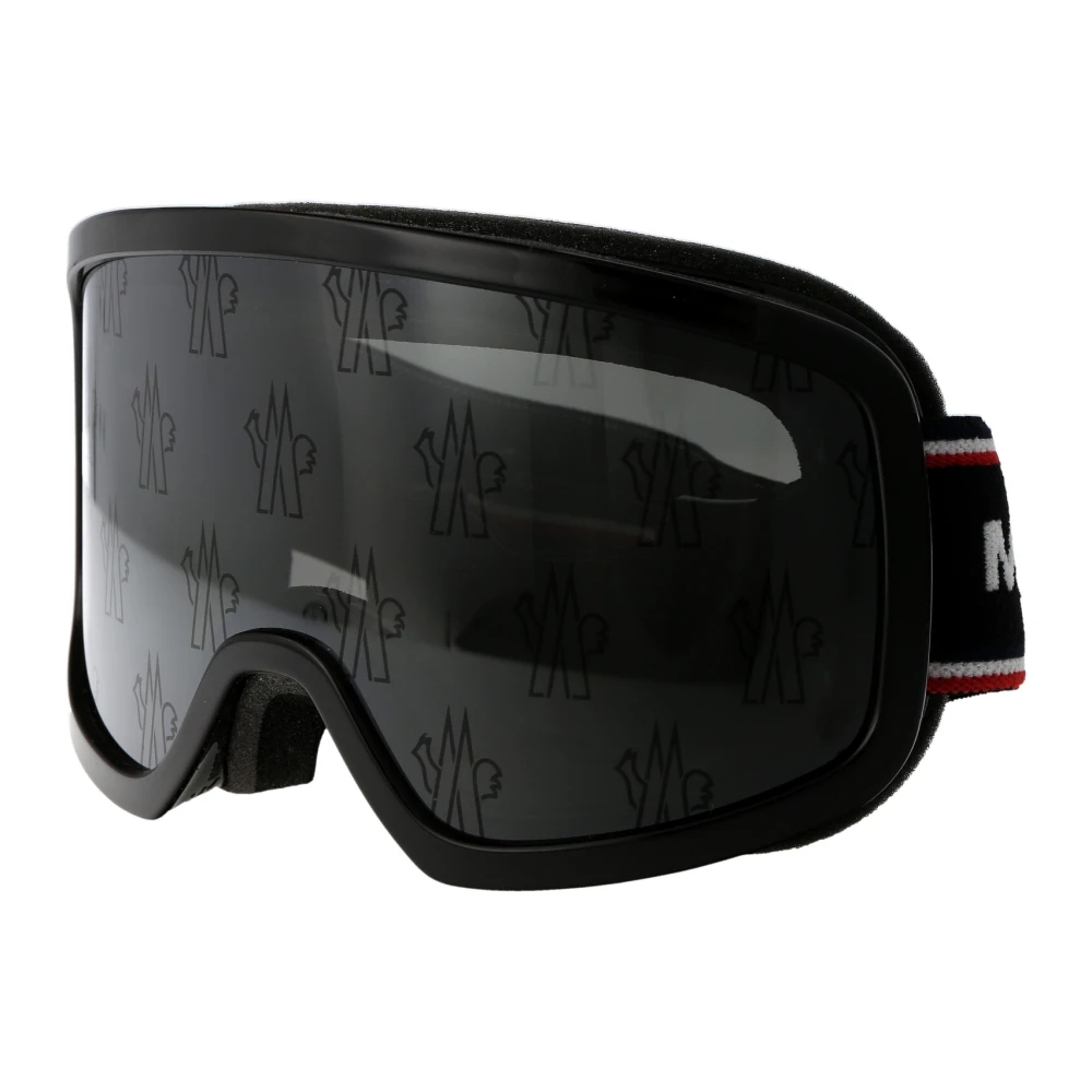 Moncler Zwarte Ski Goggles Stijlvol Model Black Unisex