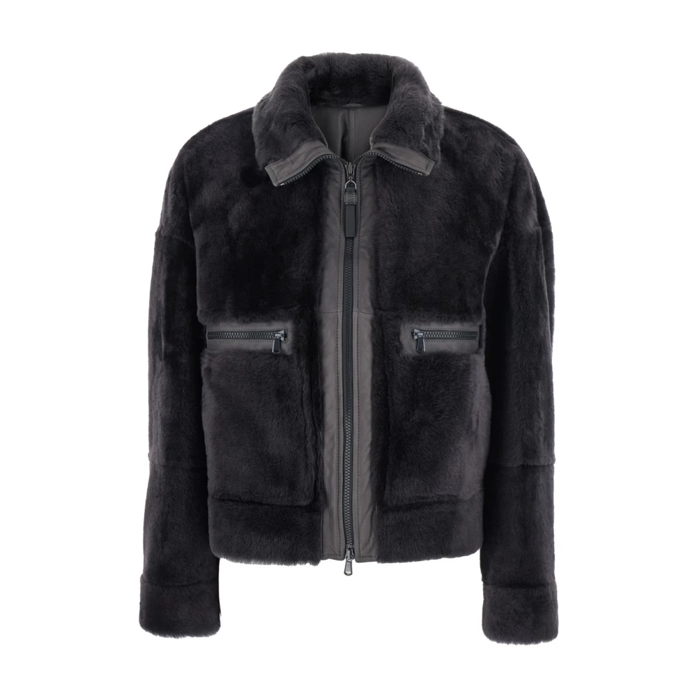Jackets > Faux Fur & Shearling Jackets - - Brunello Cucinelli - Modalova