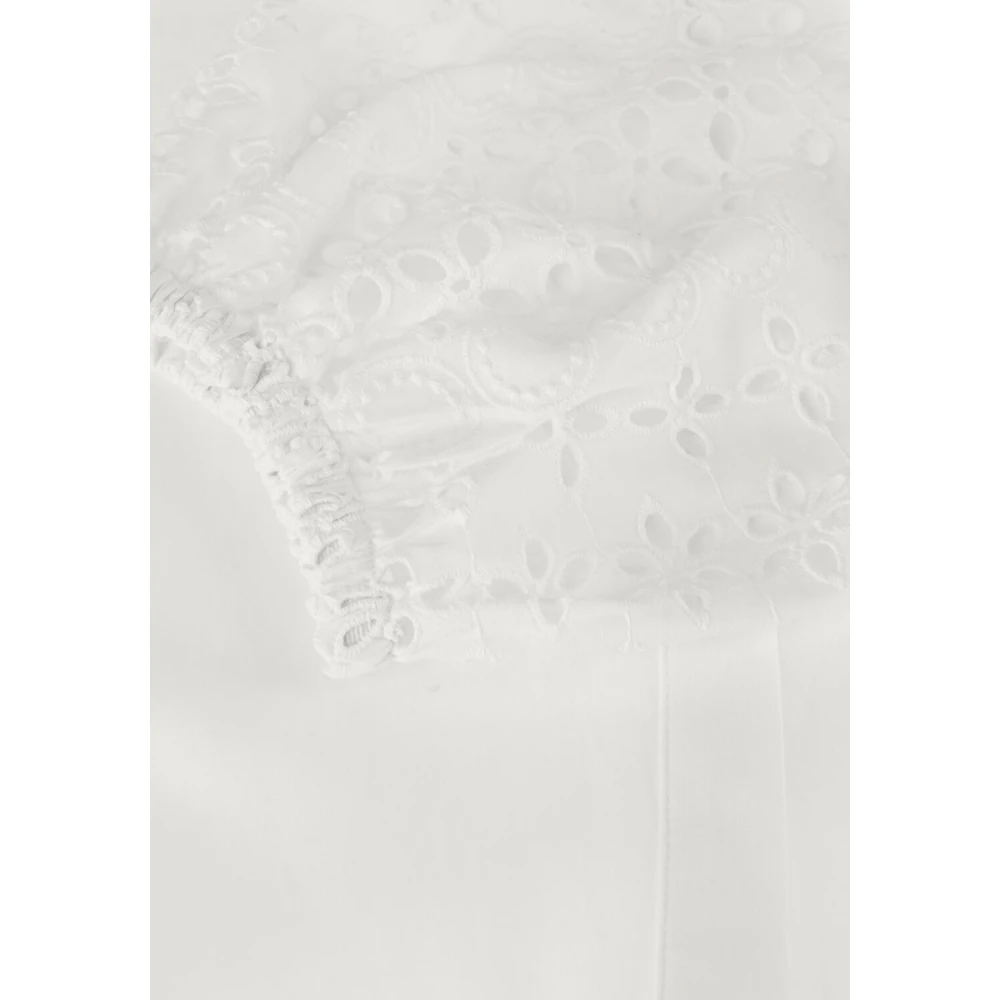 Suncoo Elegante Witte Blouse Lovely White Dames