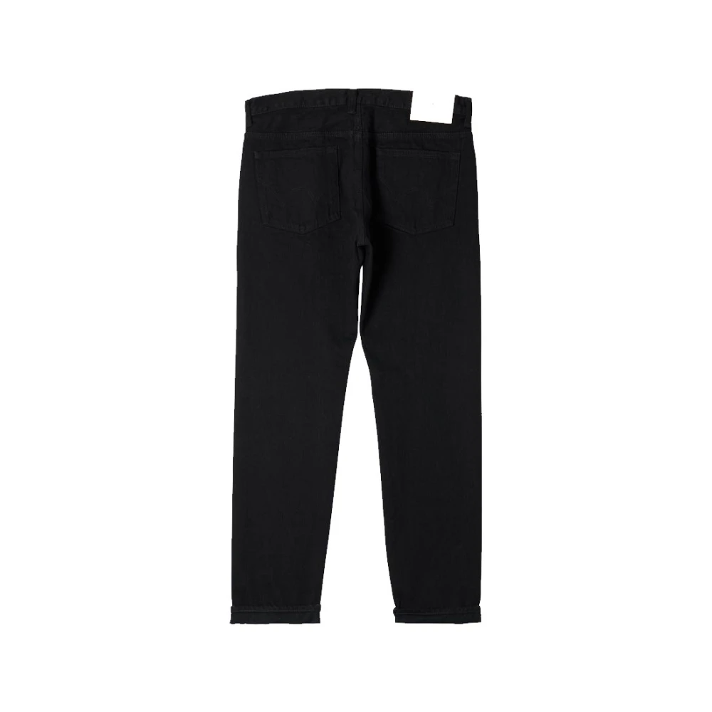 Edwin Zwarte Rainbow Selvage Regular Tapered Jeans Black Heren