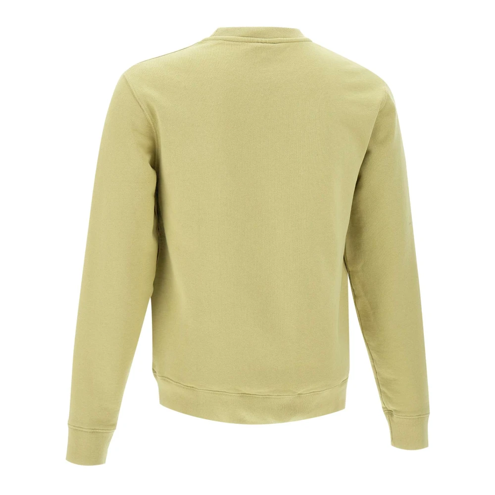 Maison Kitsuné Groene Katoenen Sweatshirt met Fox Logo Green Heren
