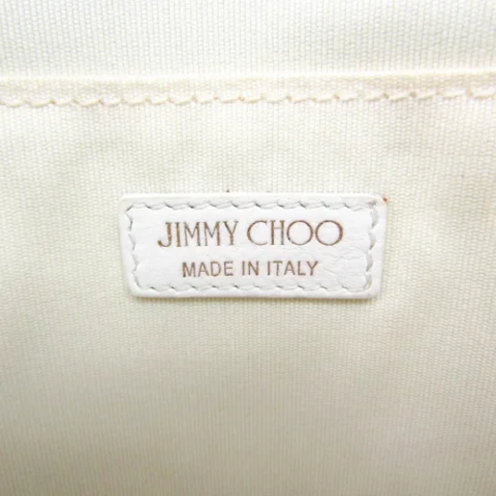 Jimmy Choo Pre-owned Leather clutches White Dames