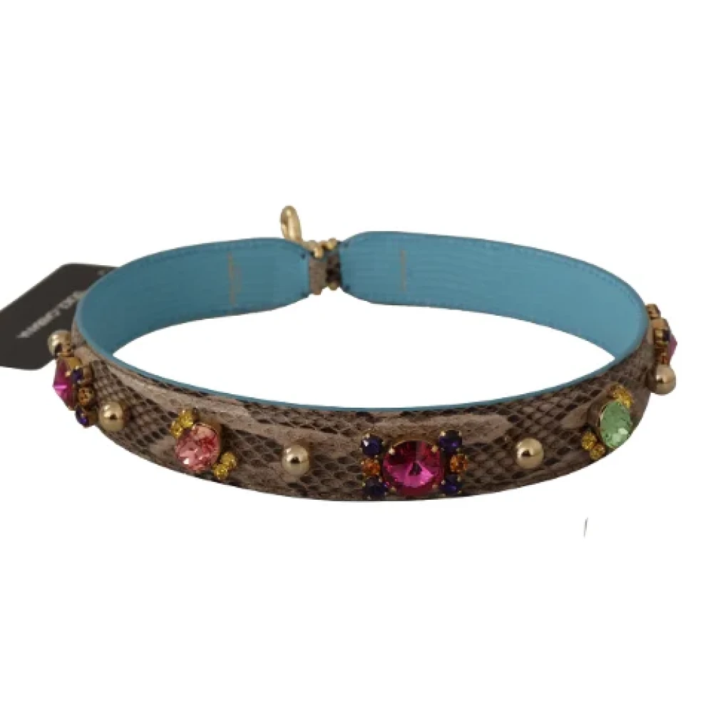 Dolce & Gabbana Pre-owned Leather home-office Multicolor Dames