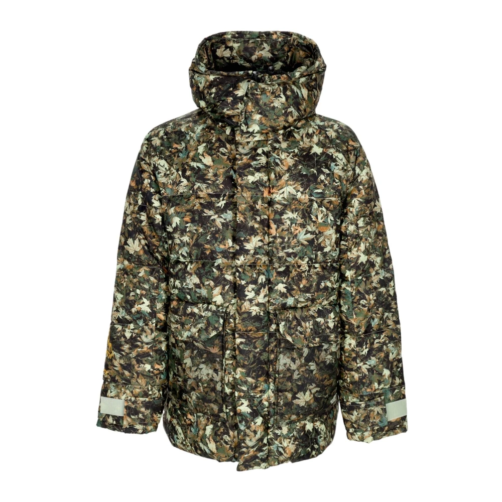 The North Face Men's Green Jackets, Xs, Logo Parka Long Down Jacket