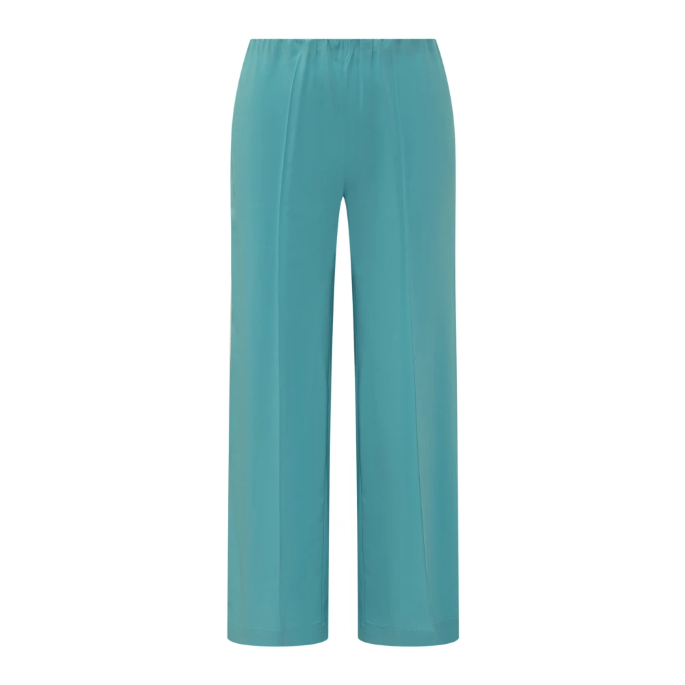 Jucca Straight Trousers Blue Dames