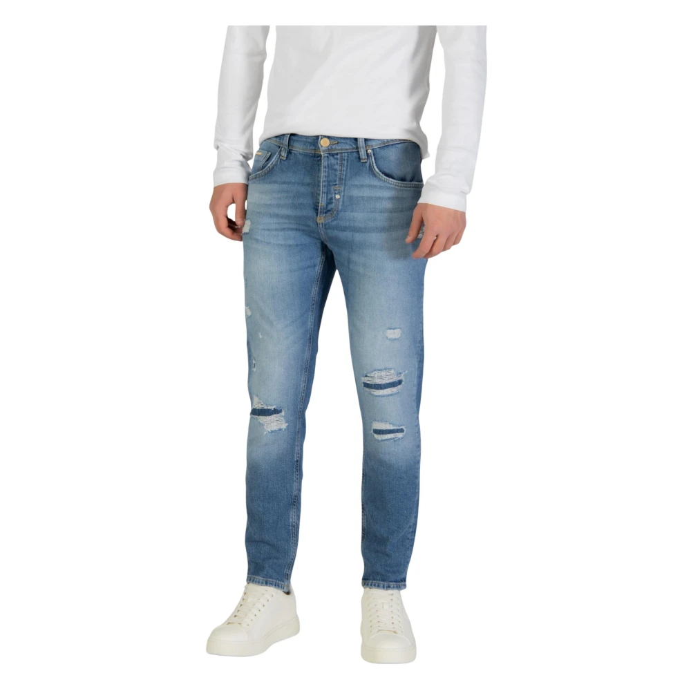 Antony Morato Men's Blue Argon Slim Ankle Length Fit Jeans