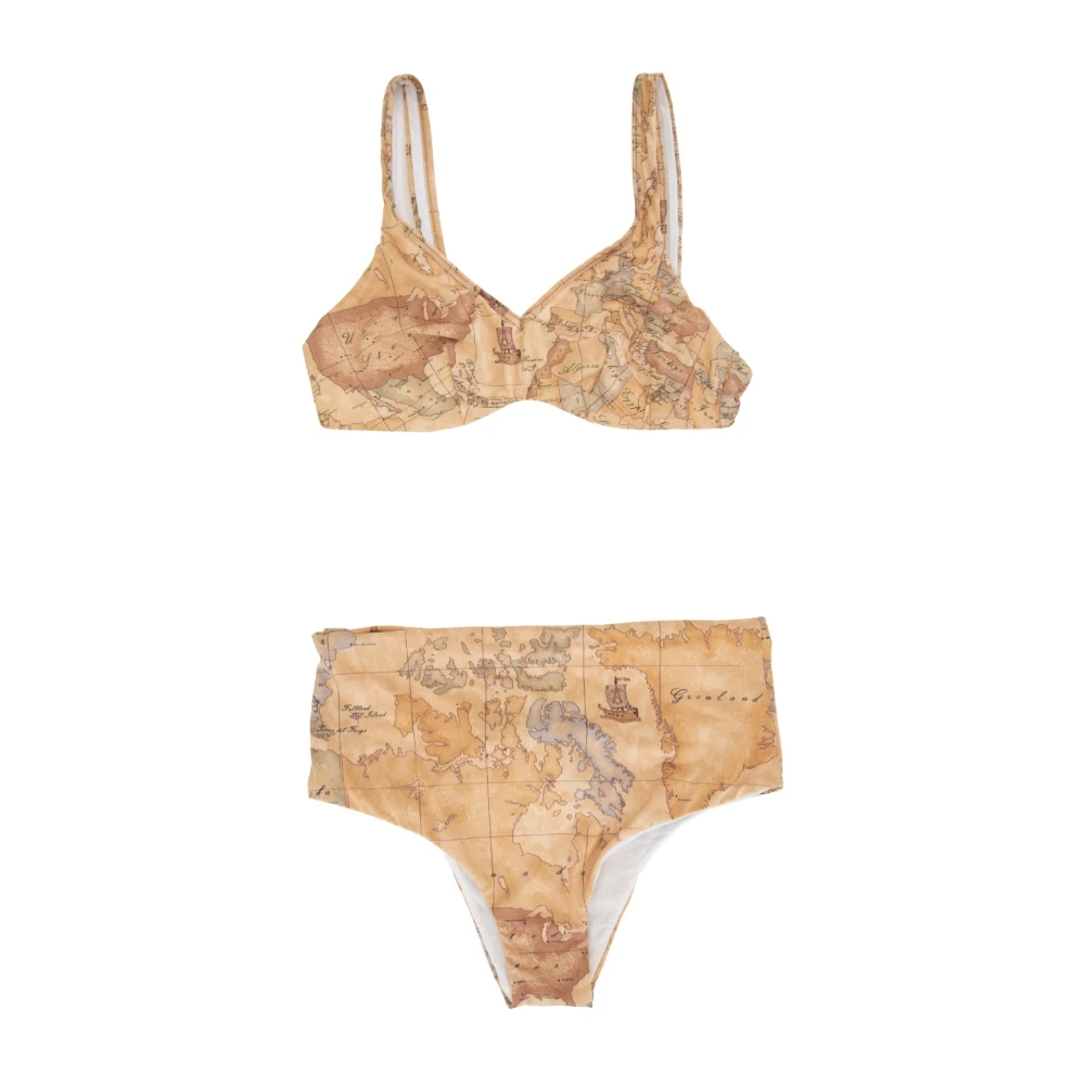 Alviero Martini 1a Classe Donna Bikini Haak Stijlvol Dubbelstuk Beige Dames