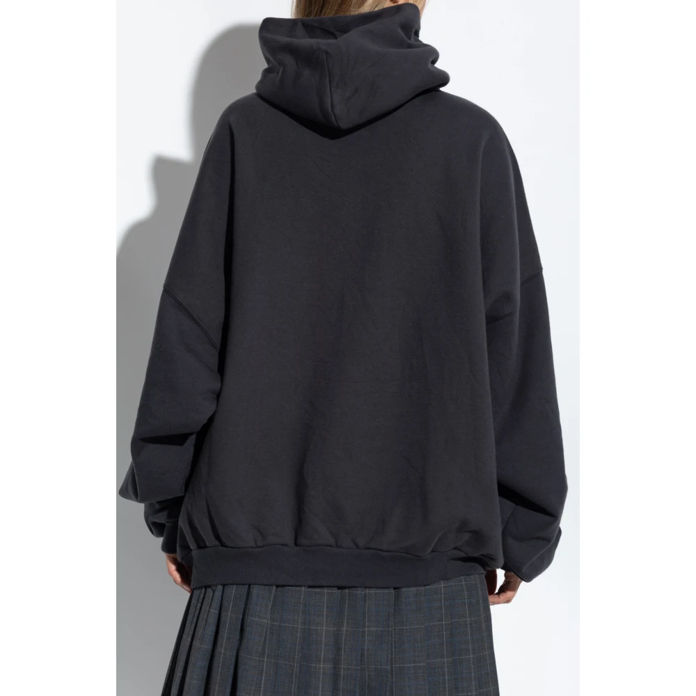 Balenciaga Hoodie Black Dames