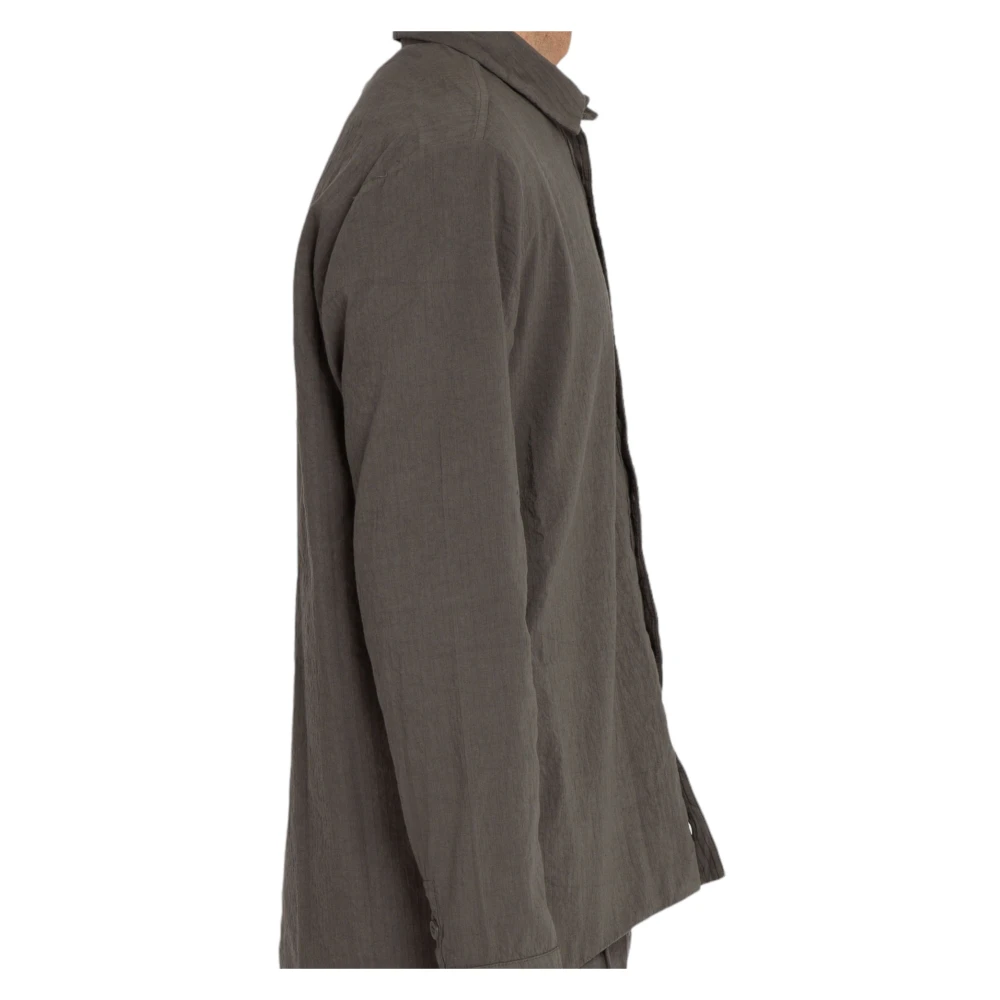 Transit Pinstripe Shirt in Tonal Stijl Gray Heren