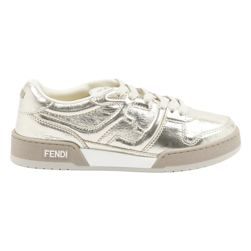 Fendi Match Low-top Sneakers Dames Schoenen Geel
