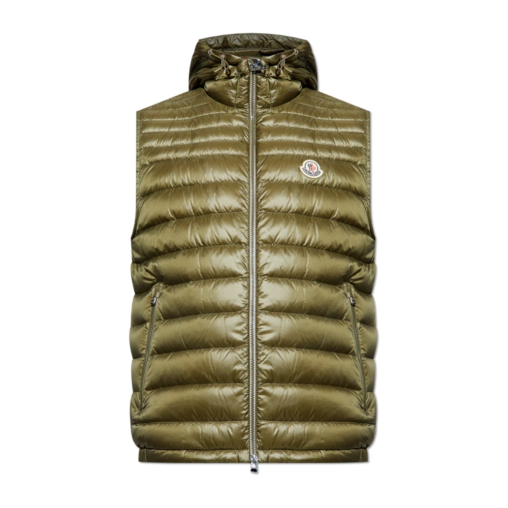 Moncler Men's Green Waistcoats, Xl, Down Vest