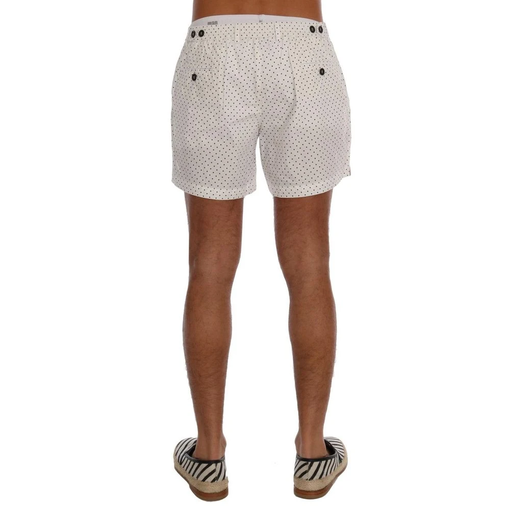 Dolce & Gabbana Polka Dot Strandkleding voor Vrouwen White Dames