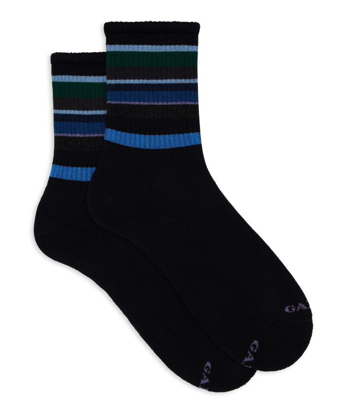 chaussettes-courtes-en-terry-de-coton-bleu-a-rayures-multicolores