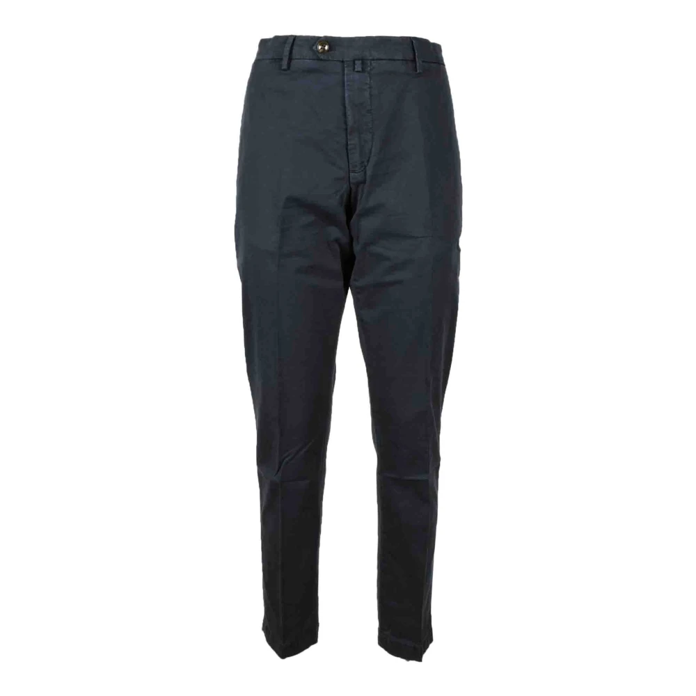 Briglia Katoenen Broek 1949 Stijl Blue Heren