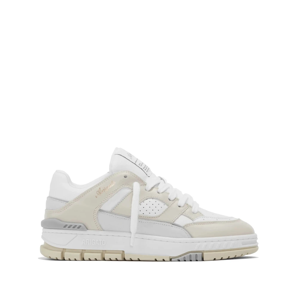Axel Arigato Witte Leren Sneakers Geperforeerd Ontwerp Dames Schoenen Veelkleurig Multicolor