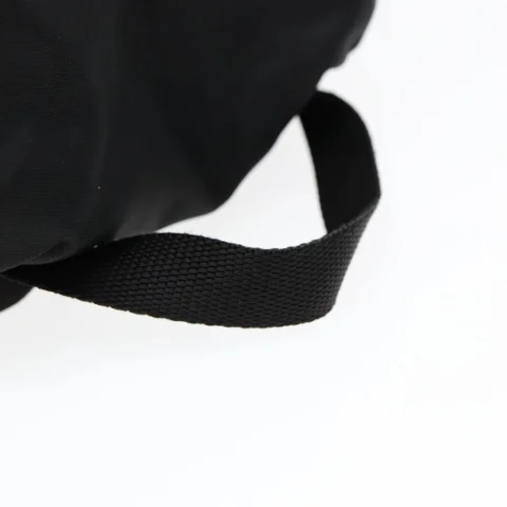 Prada Vintage Pre-owned Nylon backpacks Black Dames