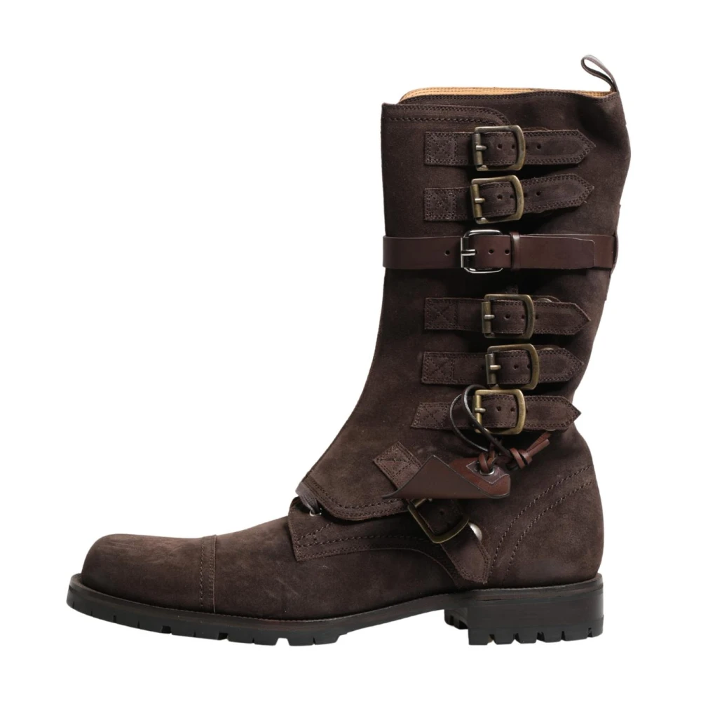 Dolce & Gabbana Uomo Marrone Scarpe, 44 Eu, New,