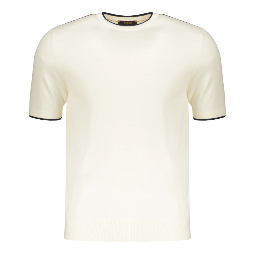 Moorer - Tops > T-Shirts - Beige - Moorer - Modalova