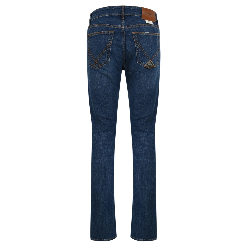 Roy Roger's Slim Fit Blauwe Denim Broek Blue Heren