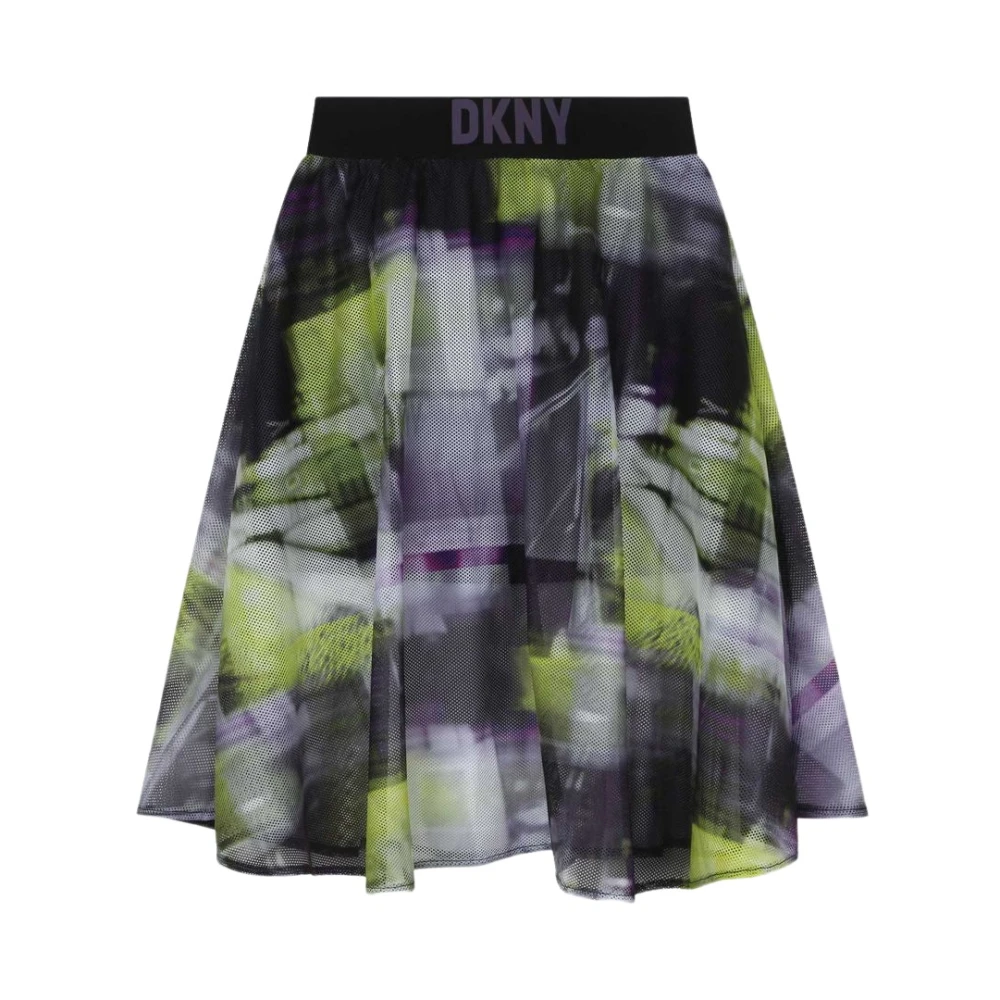 Dkny Fantasimönstrad Långkjol med Elastisk Midja Multicolor, Flicka