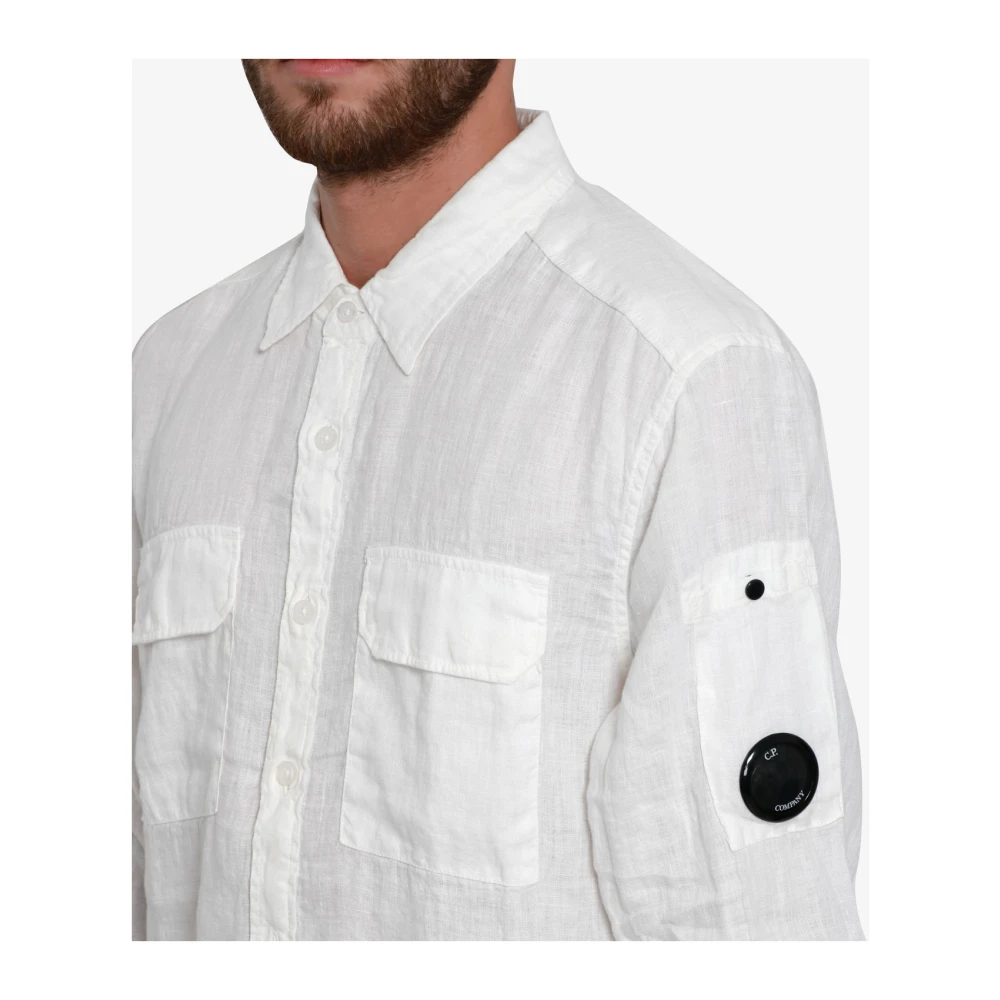 C.P. Company Casual Shirts White Heren