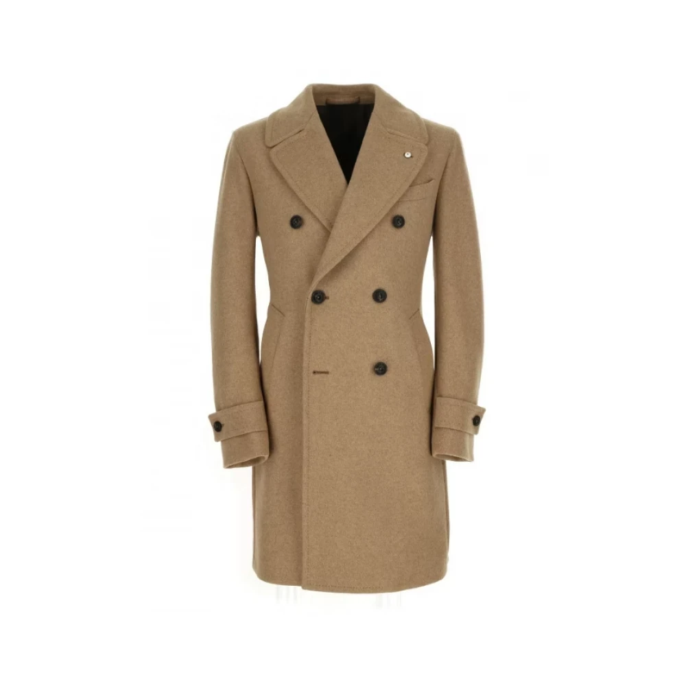 Lubiam Stijlvolle Jas voor Mannen Beige Heren