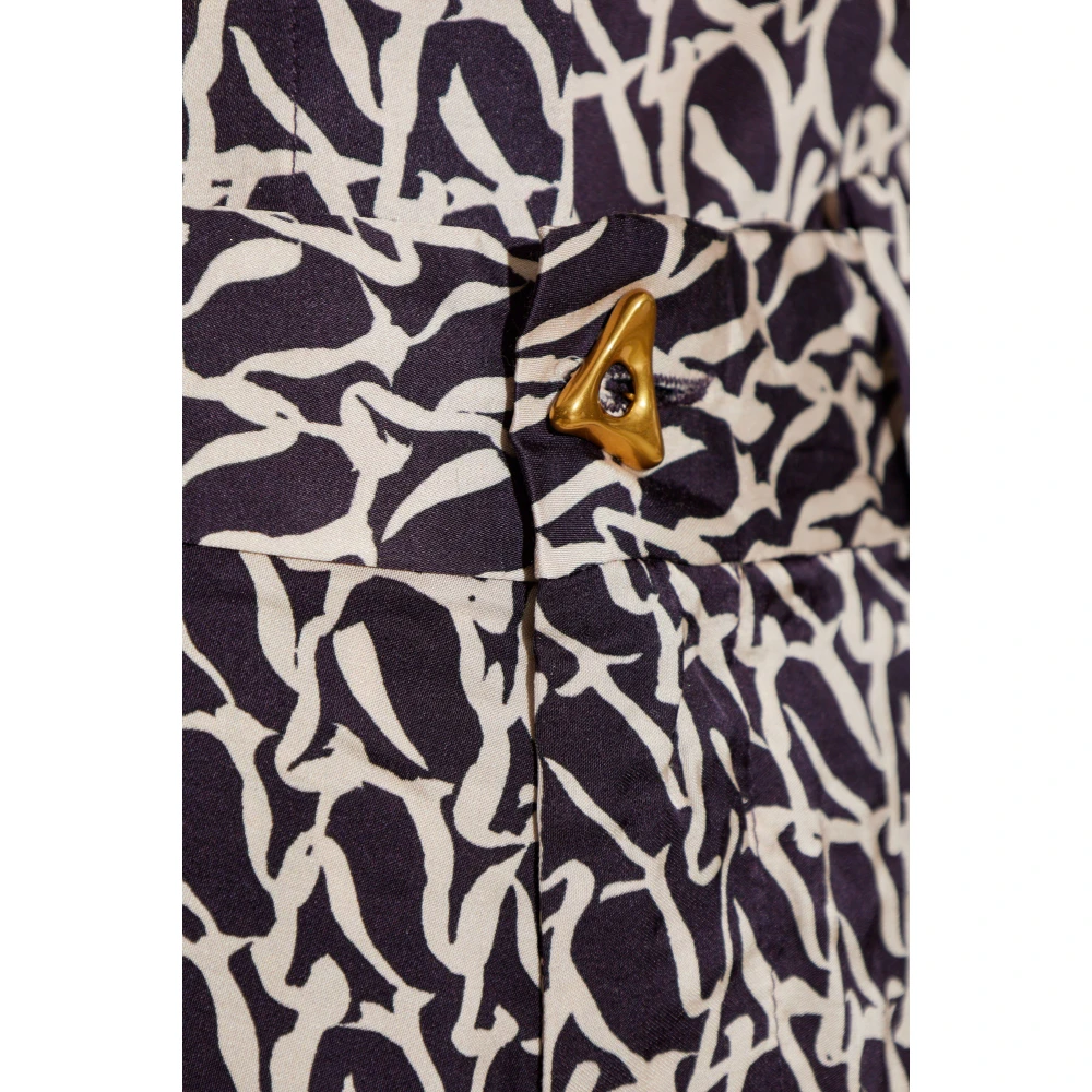 Aeron Gestreepte broek Wellen Black Dames