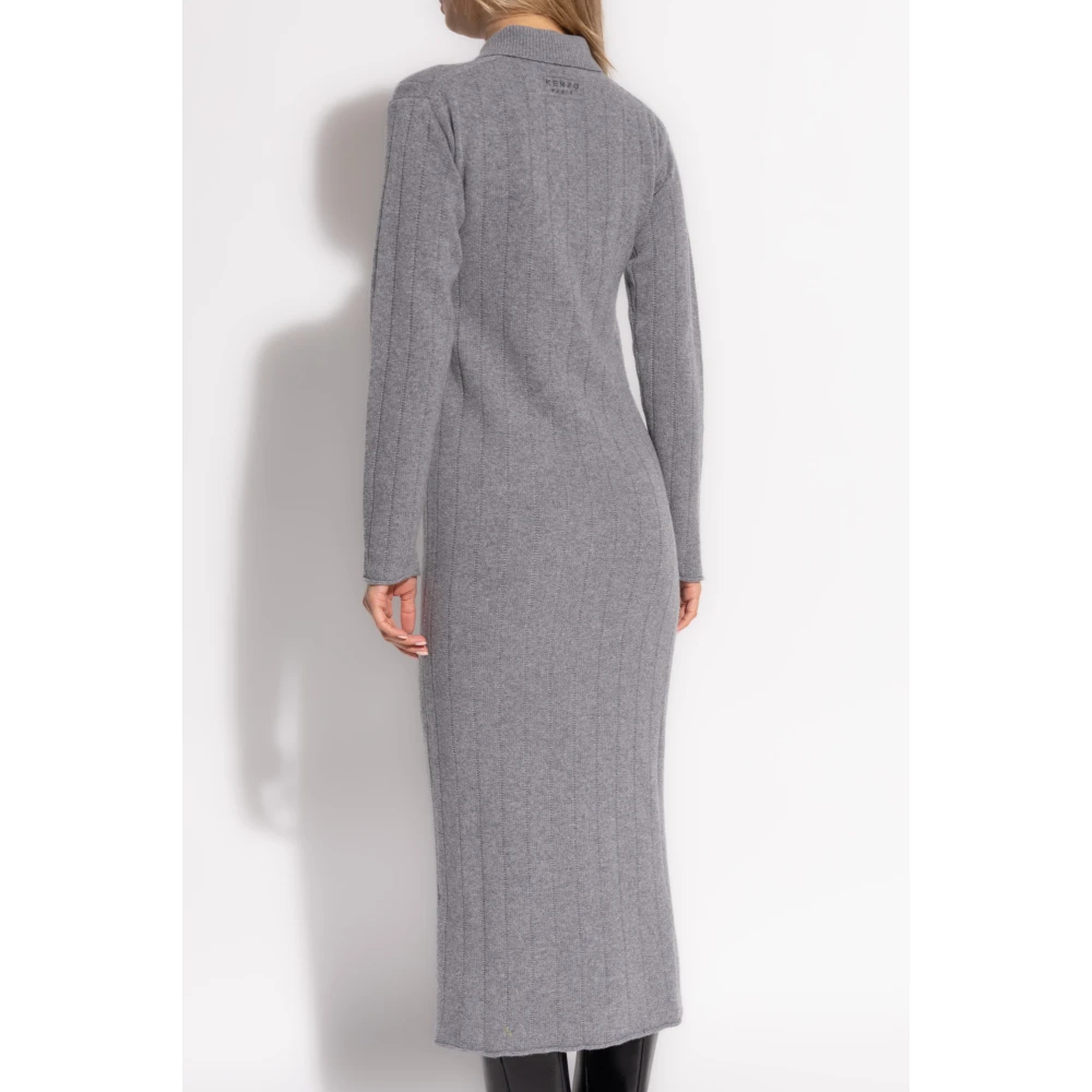 Kenzo Wollen vest Gray Dames