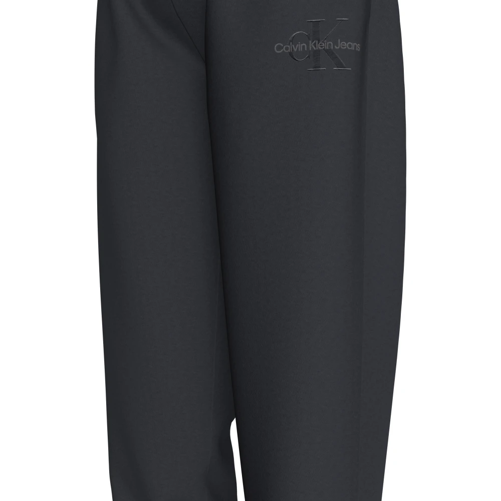 Calvin Klein Antraciet Elastische Taille Broek Gray Dames