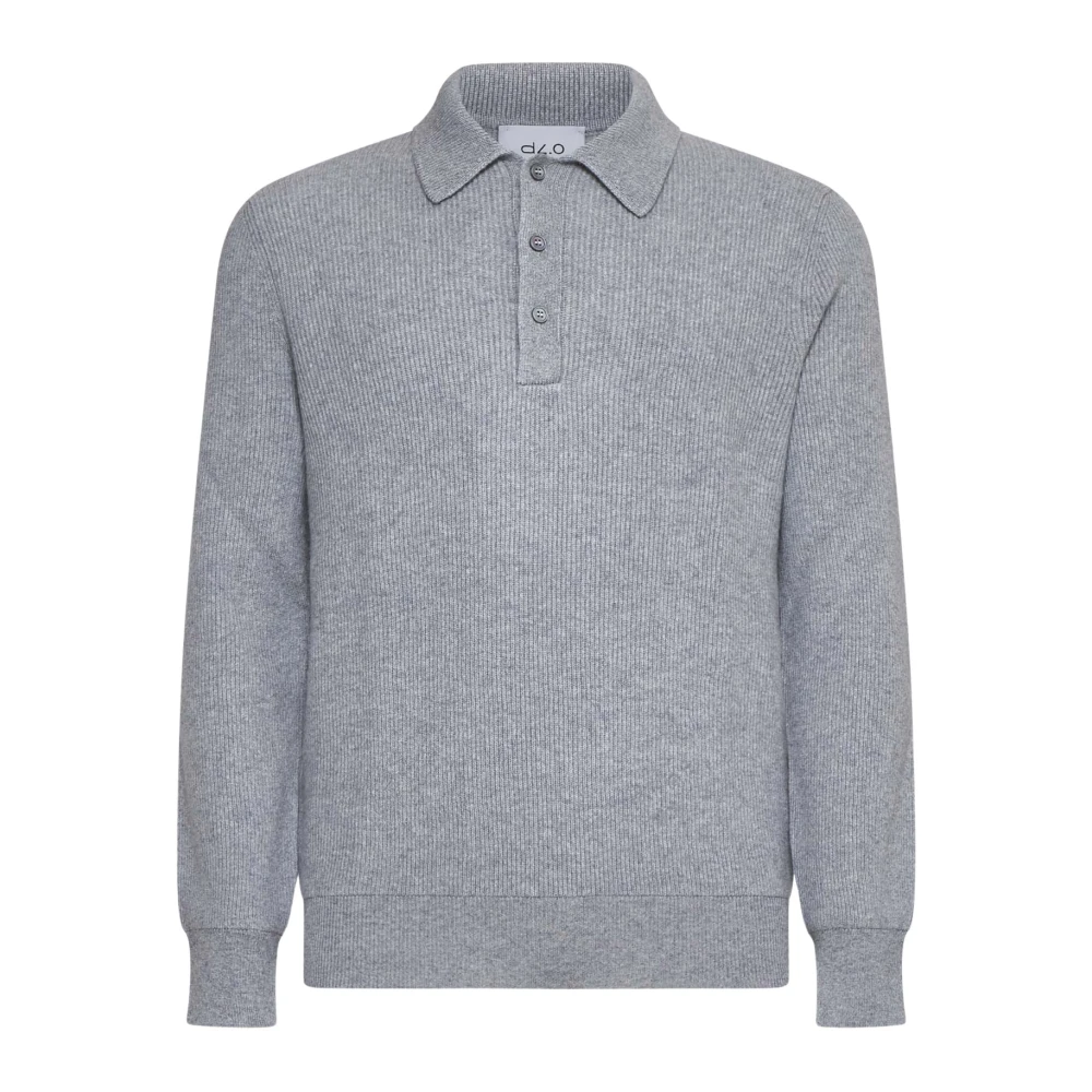 D4.0 - Tops > Polo Shirts - Gray - D4.0 - Modalova