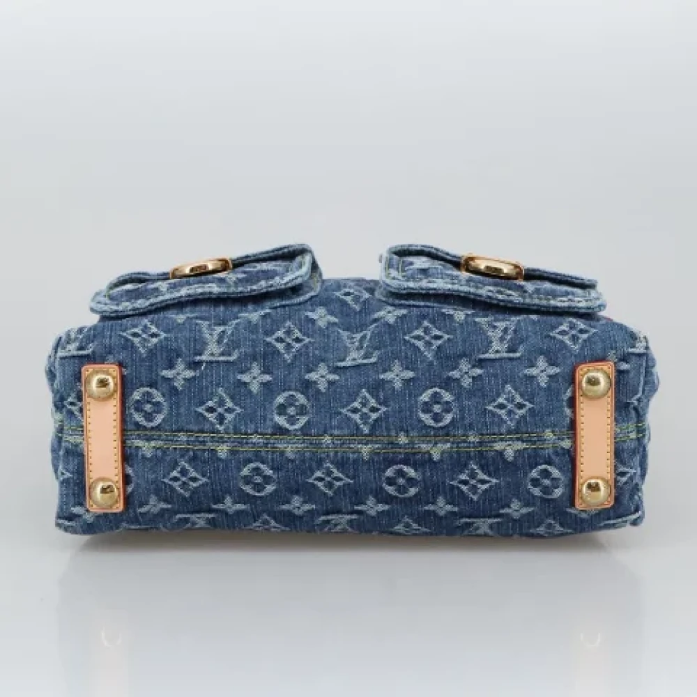 Louis Vuitton Vintage Pre-owned Denim louis-vuitton-bags Blue Dames