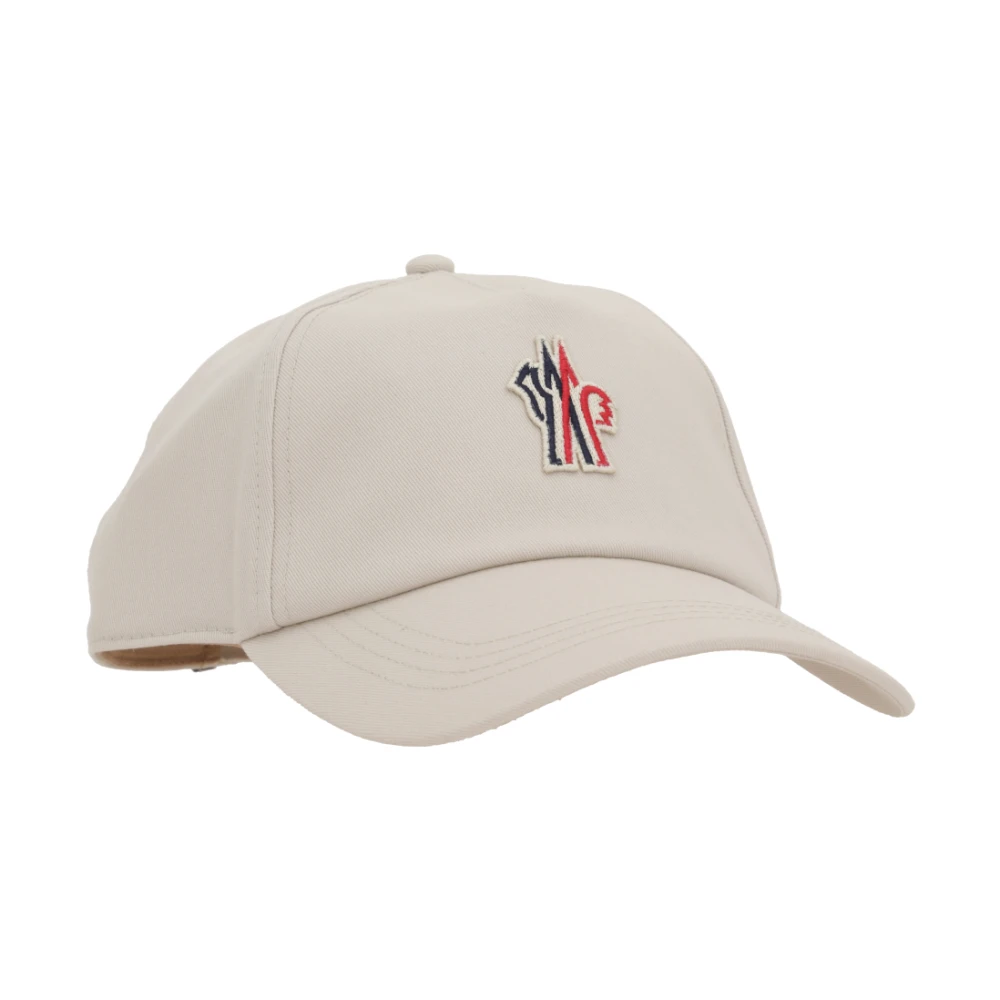 Moncler Beige Baseballpet met Logopatch Beige Heren