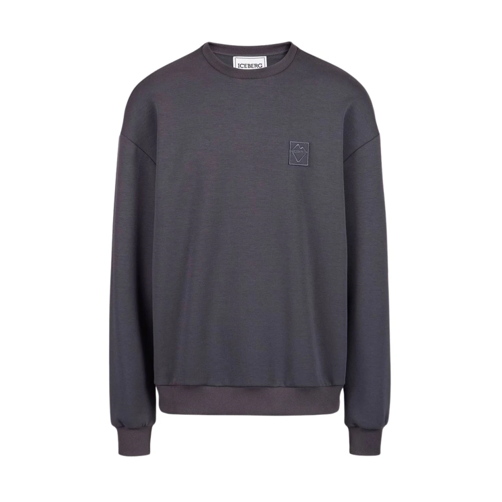 Iceberg Sweatshirt van technische stof Gray Heren
