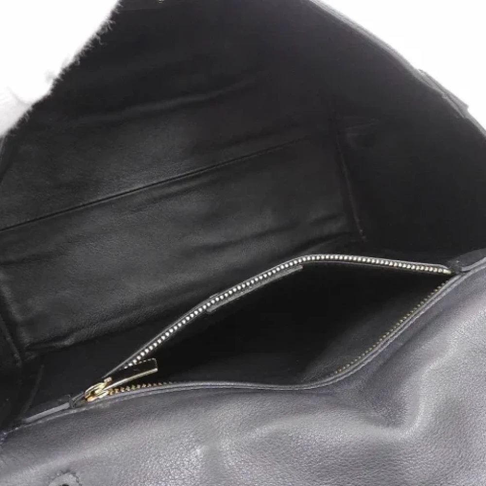Salvatore Ferragamo Pre-owned Leather handbags Black Dames