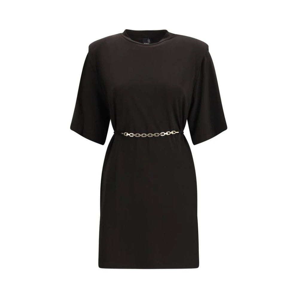 Pinko , Short Dresses, Female, Black, Xs, Allie Dress
