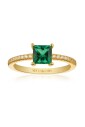 bague-quadrato-zircone-vert