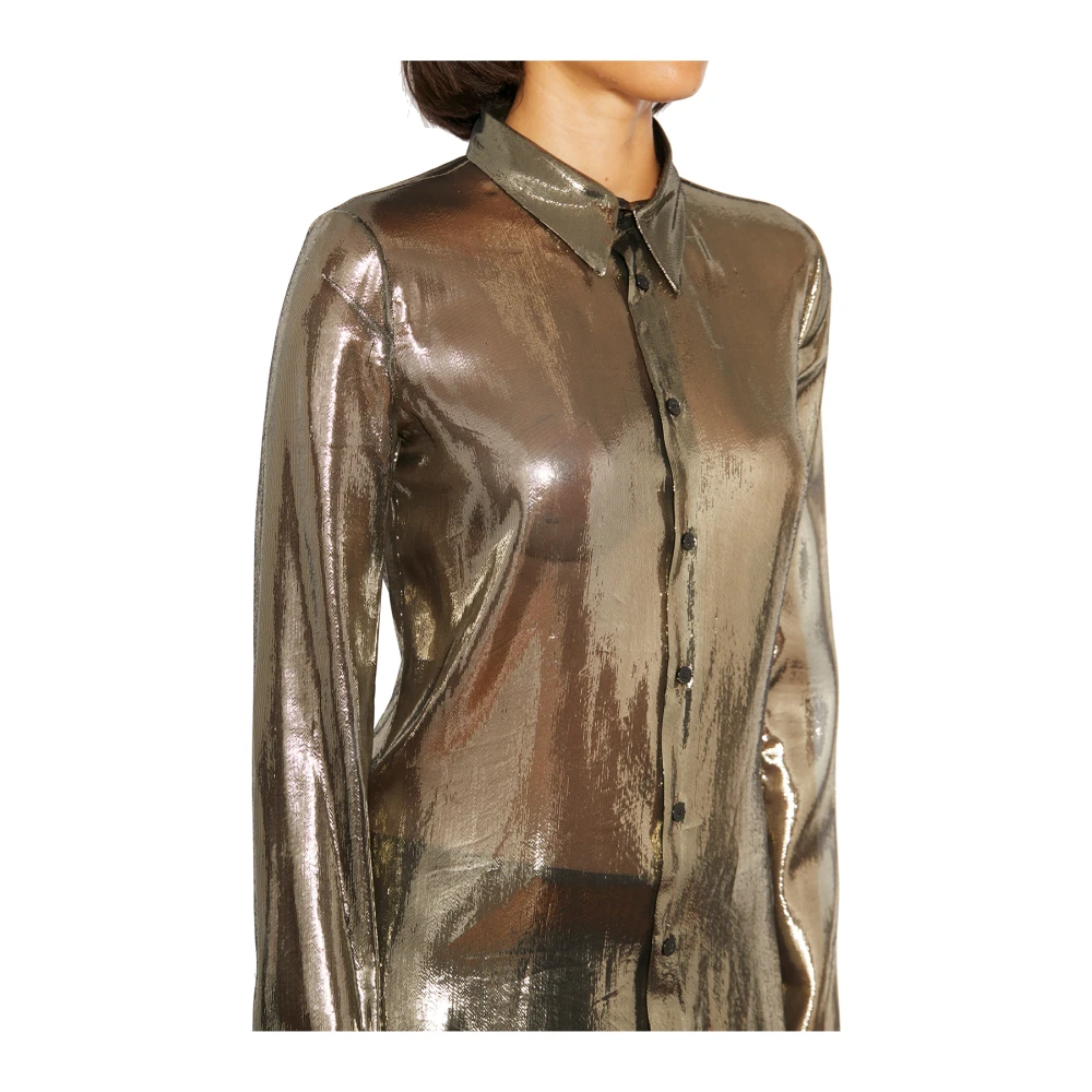 Sapio Zijden Shirt N16 Yellow Dames