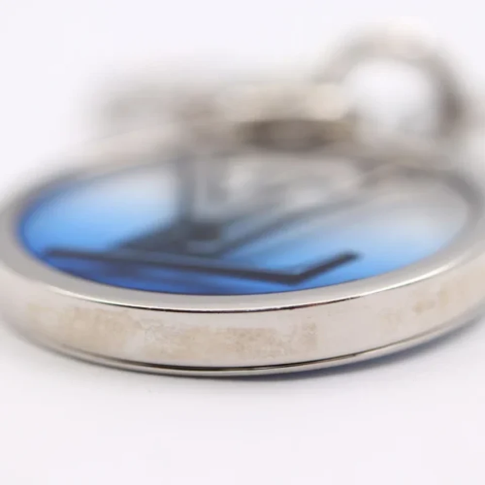 Louis Vuitton Vintage Pre-owned Metal key-holders Gray Dames