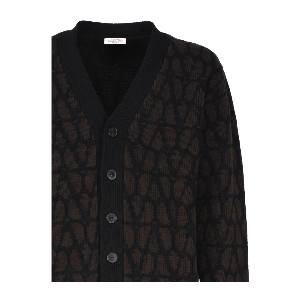 Valentino Garavani Katoenmix Sweaters Brown Heren