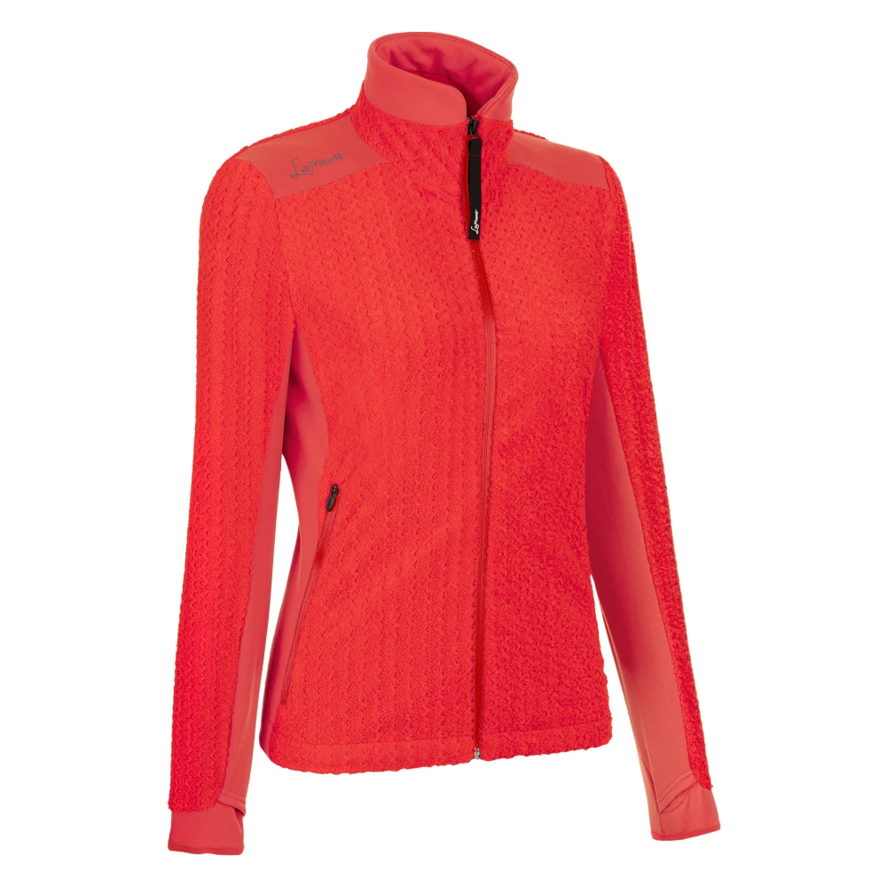 LaMunt Bessenrode Warme Fleece Jas Red Dames