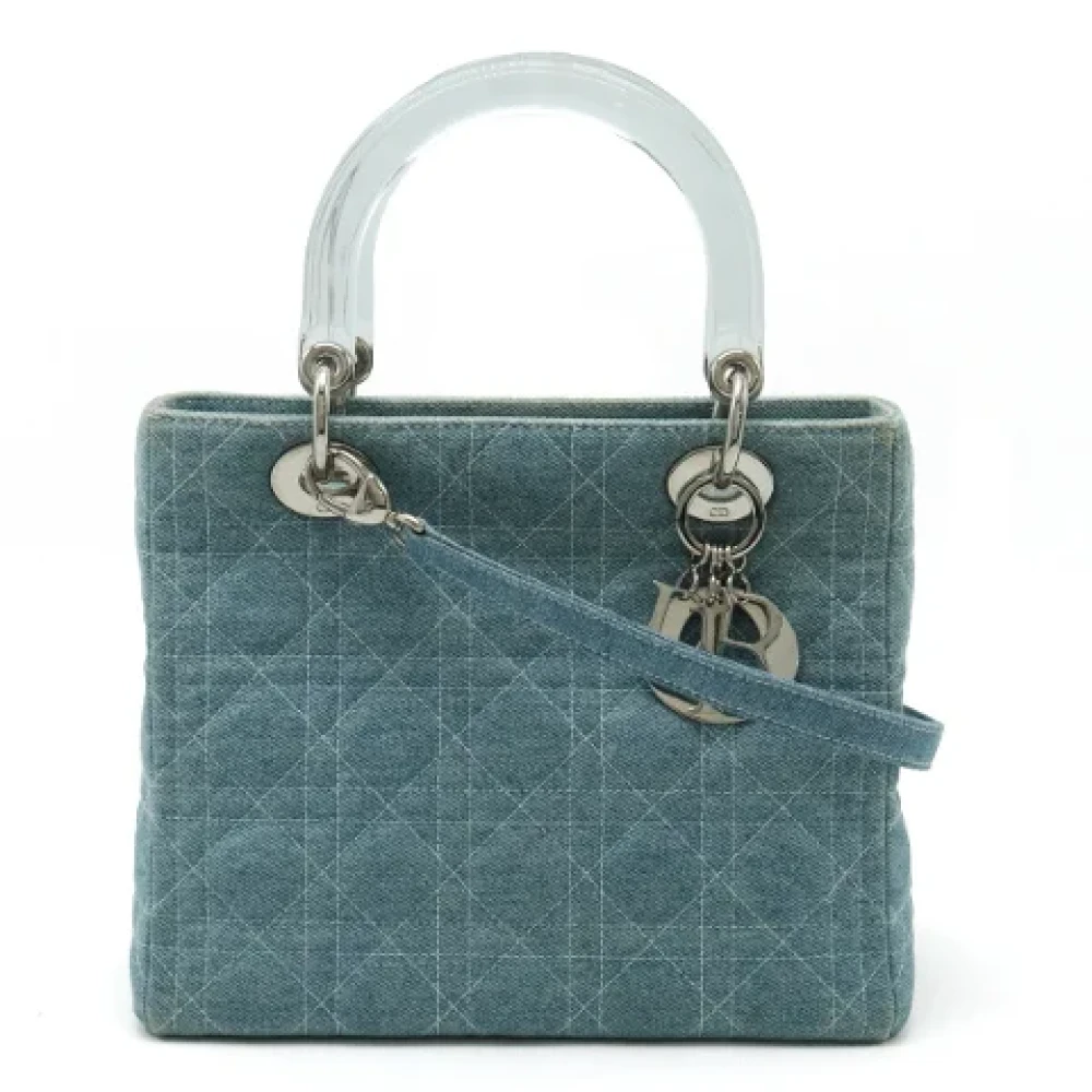 Dior Vintage Pre-owned Denim dior-bags Blue Dames