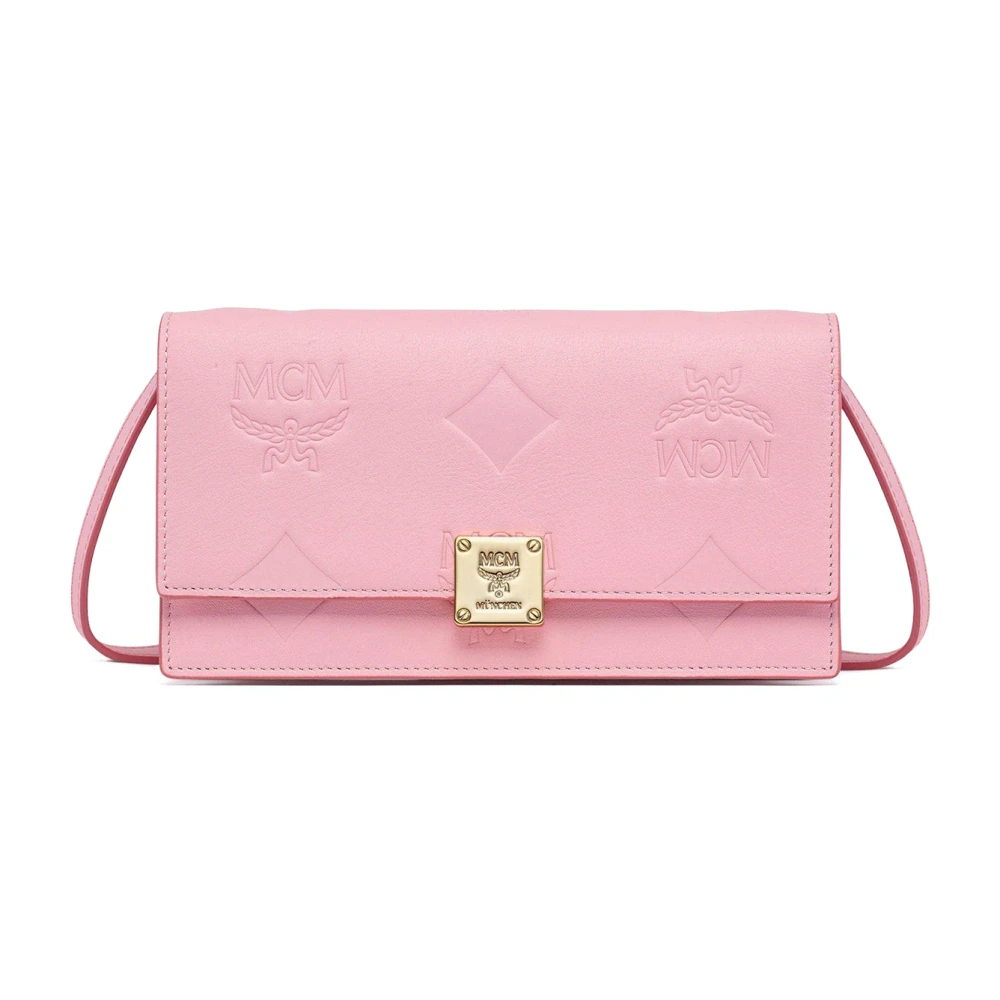 Mcm Rosa Zip-Around Plånbok